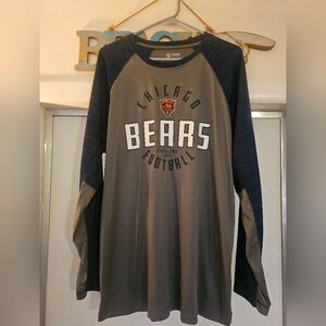 Mens NFL TEAM Chicago Bears Long Sleeve Drifit T Shirt - XL